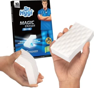 Dr Hygi Magic Eraser Sponge 10 Pack High Density Stain Cleaning Sponges