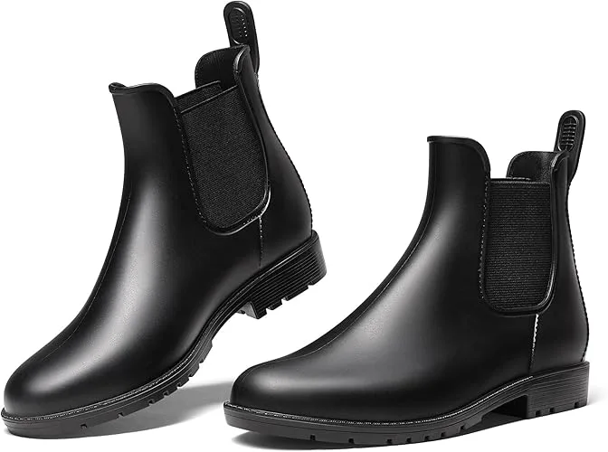 Dream Pairs Women S Ankle Wellies Chelsea Rain Boot