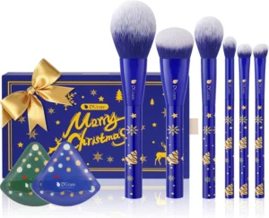 Ducare Christmas Makeup Brushes Set 8pcs