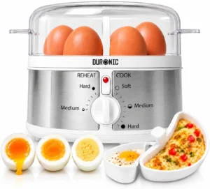 Duronic Eb35 We Electric Egg Boiler Steamer And Poacher Machine Cooks 7 Eggs