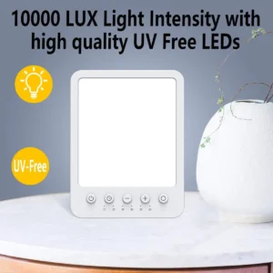 Easysleep Therapy Lights Lamp Sun 10000 Lux For Depression Led UV Free Spectrum