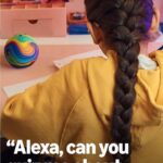 Echo Dot Kids (newest gen) | Wi-Fi and Bluetooth smart speaker | With 1 year of Amazon Kids+ content | Rainbow Swirl, with Alexa+ Early Access