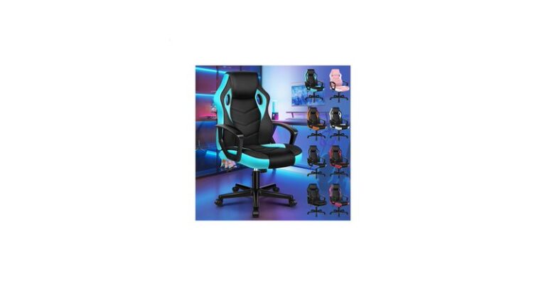Elfordson Racing Gaming Chair Computer Gaming Chairs Ergonomic Desk Office Chair