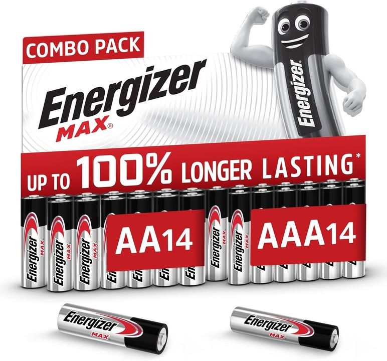 Energizer Max Aa Aaa Batteries 28 Combo Pack Double A And Triple A