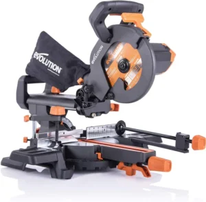 Evolution Power Tools R210sms Sliding Mitre Saw With Multi Material Cutting Cuts