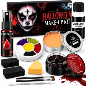 Face Paint Halloween Fake Blood Face Painting Kit Halloween Makeup Sfx