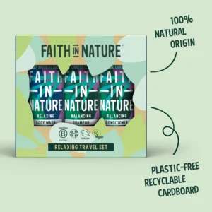Faith In Nature 3 X 100 Ml Lavender And Geranium Vegan Hair And Body Care Gift S