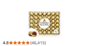 Ferrero Rocher Christmas Chocolate Box 42 Chocolates 525g