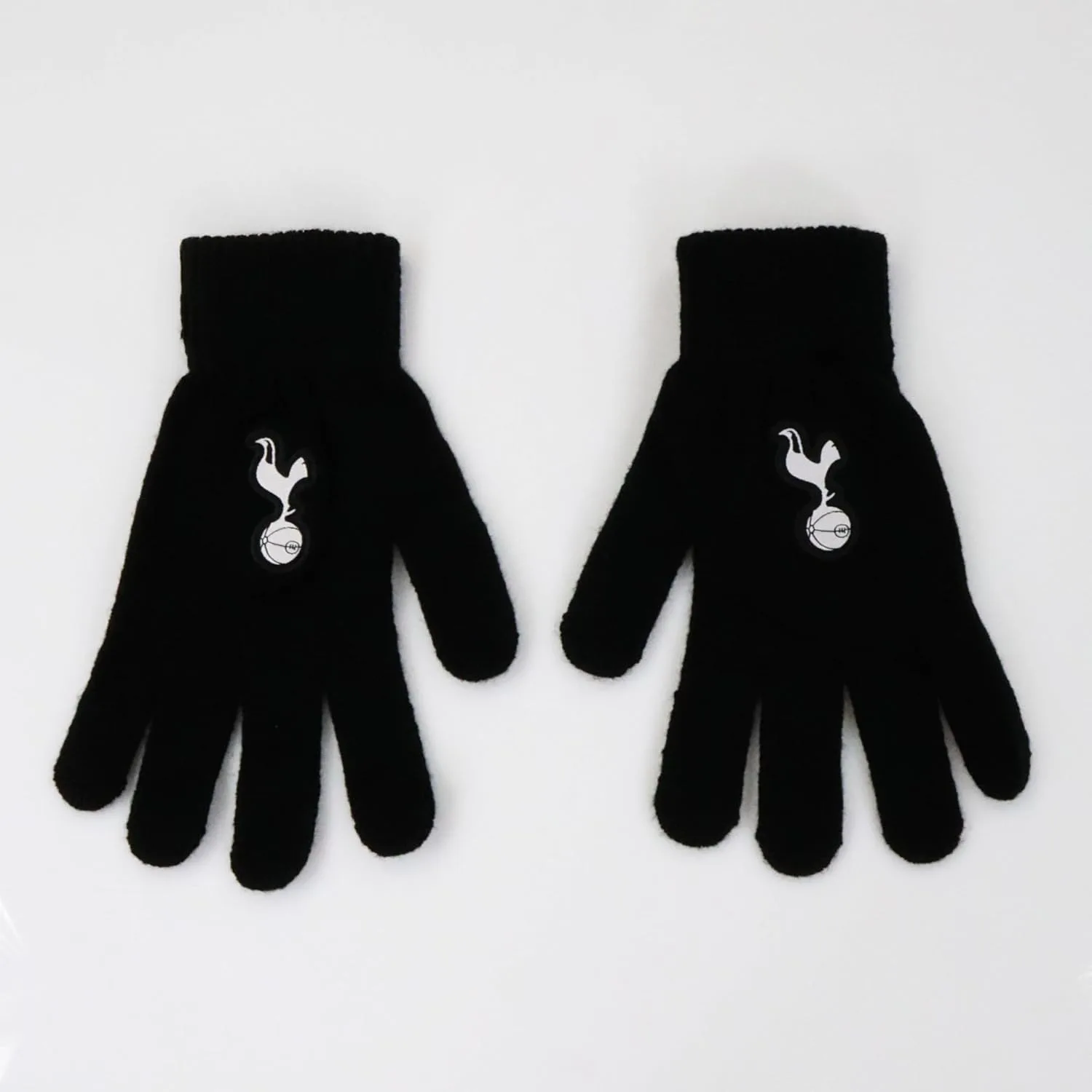 Foco Officially Licensed Tottenham Hotspur Black Gloves