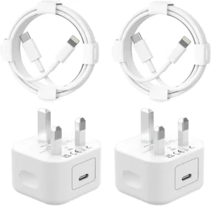 For Iphone USB C Fast Charger Plug And Cable Mfi Certified 2pack 20w Pd USB C Fa