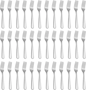 Forks Set Of 36 Piece Stainless Steel Dinner Fork Table Forks Mirror Polishing C