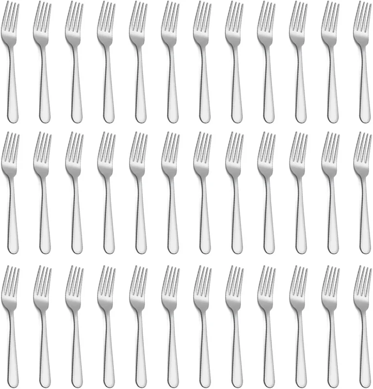 Forks Set Of 36 Piece Stainless Steel Dinner Fork Table Forks Mirror Polishing C
