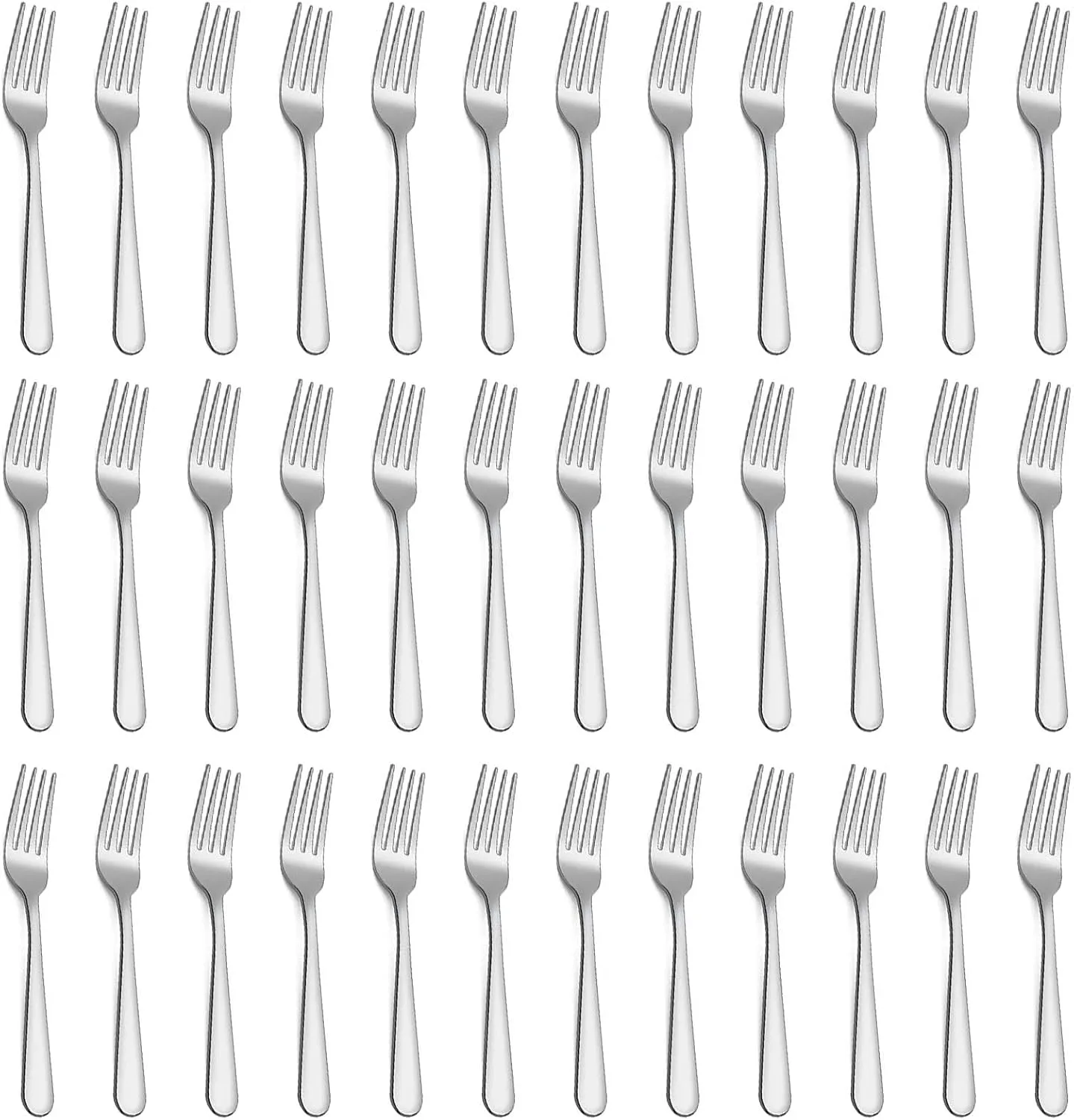 Forks Set Of 36 Piece Stainless Steel Dinner Fork Table Forks Mirror Polishing C