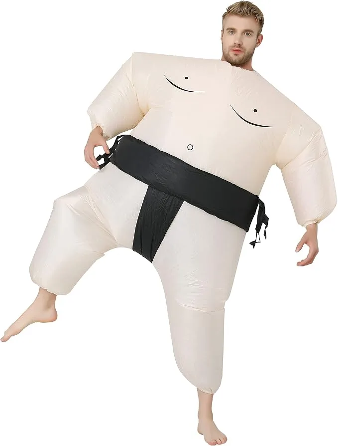 Fxich Inflatable Costume For Adults Inflatable Sumo Costume For Halloween Sumo W