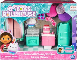 Gabby S Dollhouse Bakey With Cakey Kitchen With Figure And Accessories 3 Furnitu