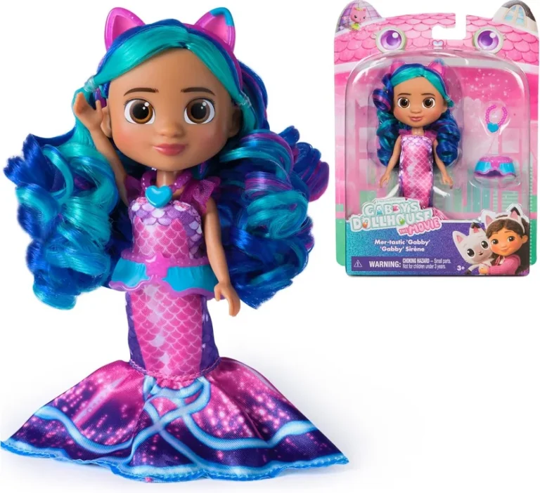 Gabby S Dollhouse The Movie Mer Tastic Gabby Doll 6 Inch Mermaid Figure