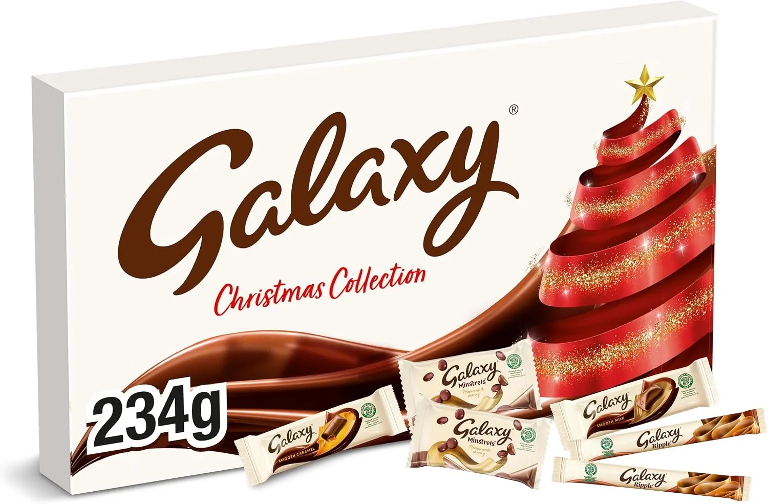 Galaxy Assorted Smooth Milk Chocolate Christmas Selection Box 234g