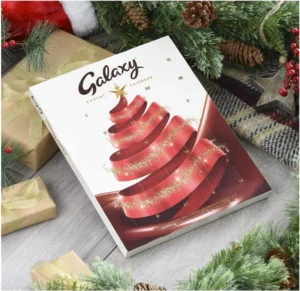 Galaxy Smooth Milk Chocolate Advent Calendar Christmas Gift Box 110g
