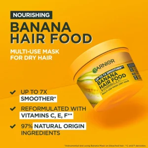 Garnier Hair Food Multi Use 3 In 1 Hair Treatment Mask Banana 400ml