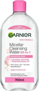 Garnier Micellar Water 700ml All In One Face Cleanser And Makeup Remover