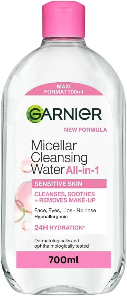 Garnier Micellar Water 700ml All In One Face Cleanser And Makeup Remover