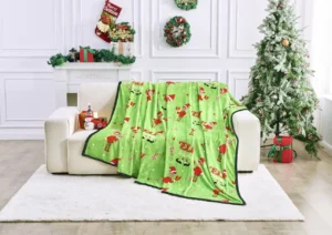 Gc Gaveno Cavailia Elf Christmas Fleece Blanket Soft Fluffy Sherpa Throw Blanket