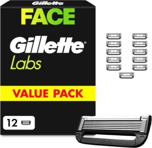 Gillettelabs Razor Blade Refills For Men Pack Of 12