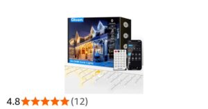 Gloam Smart Icicle Outdoor Christmas Lights 10m 300led Fairy Light Plug In