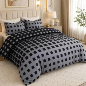 Grace Double Duvet Set Premium Brushed Microfiber Duvet Cover Double Ultrasoft H