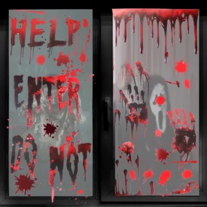 Halloween Decorations Indoor Window Stickers 6 Sheets