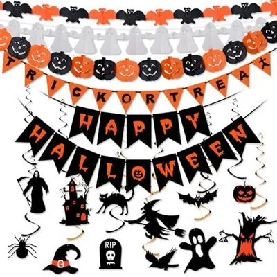 Halloween Decorations Party Supplies Party Decorations Set Halloween Decor