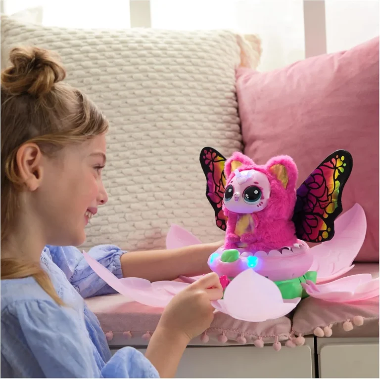 Hatchimals Bloomables Kittyfly Surprise Interactive Toy And Flower Ages 4
