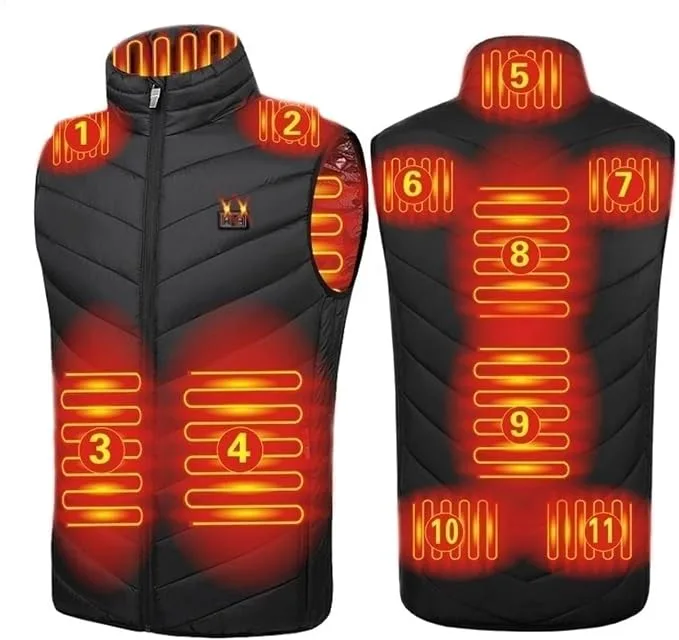 Heated Vests Body Warmer For Women Men Heated Gilet 3 Temperature Levels Electri