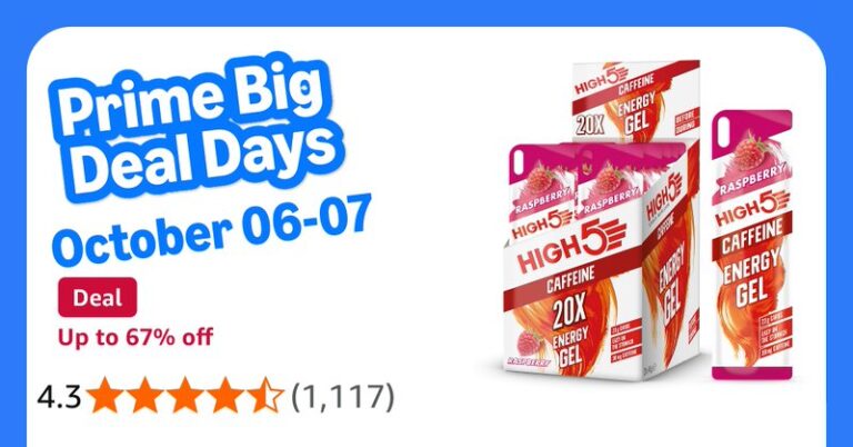 High5 Caffeine Energy Gel Raspberry 20 X 40g