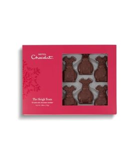 Hotel Chocolat The Sleigh Team 10 Solid Milk Chocolate Reindeer 110g Chocolate B