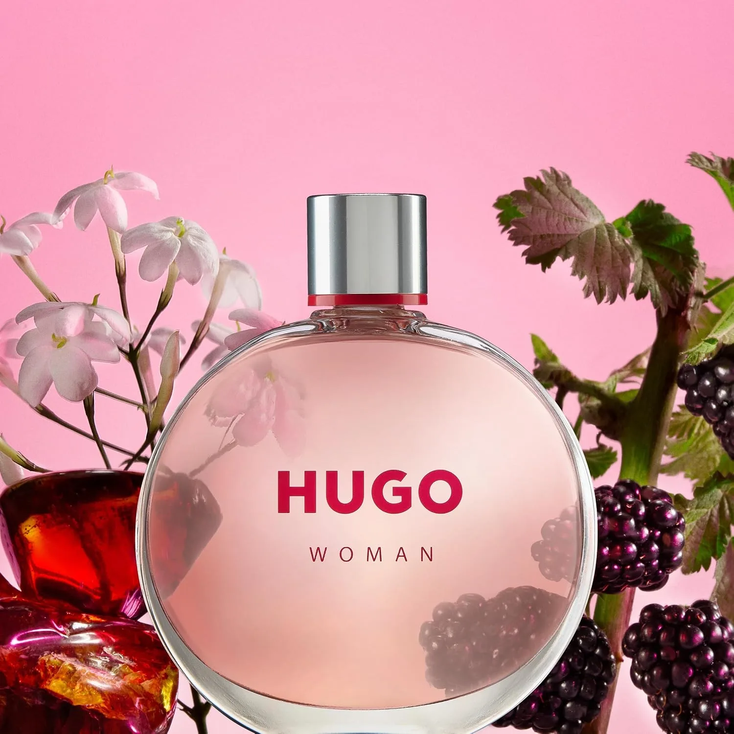 Hugo Woman Eau De Parfum New Packaging Floral Perfume For Women With Boysenberry