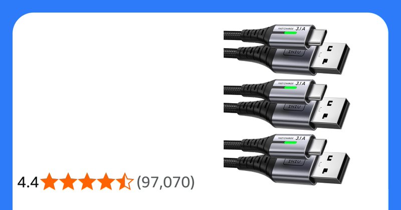 Iniu USB C Charger Cable 2m 2m 0 5m USB A To Type C Charging Cable