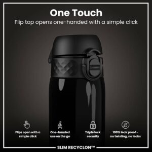 Ion8 Water Bottle 500 Ml 18 Oz Leak Proof Easy To Open Secure Lock Dishwasher Sa
