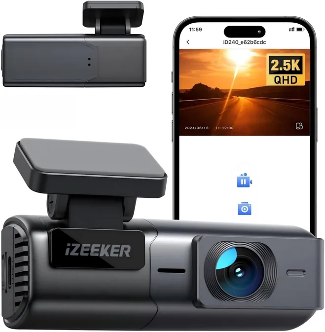 Izeeker Id240 2 5k Dash Cam With WiFi Wdr Parking Mode
