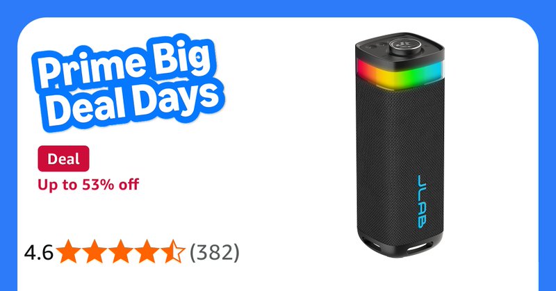 Jlab Jbuds Party Portable Bluetooth Speaker Black
