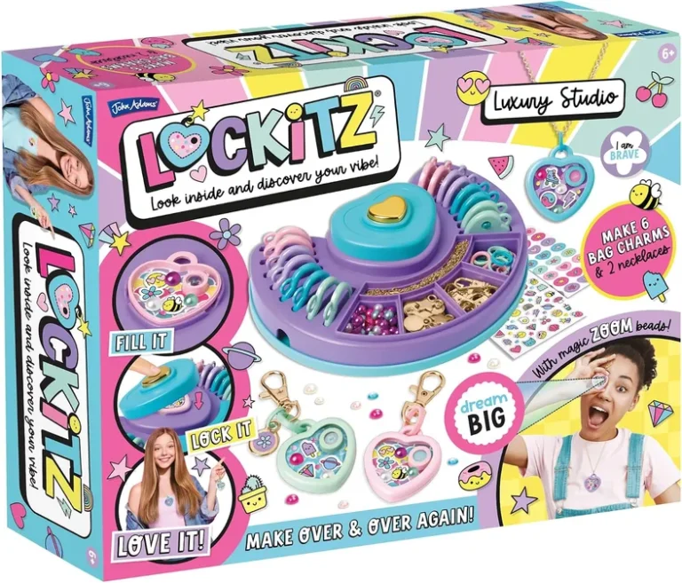 John Adams Lockitz Luxury Studio Fashion Jewellery Maker Create Cute Bag Charms