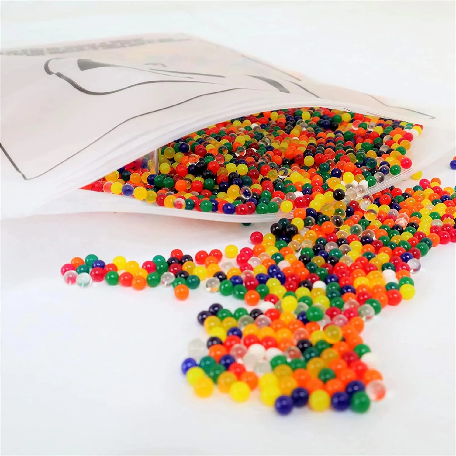 Kenoo Water Beads 100g Pack 12000 Multicolored 15mm Gel Balls Biodegradable And