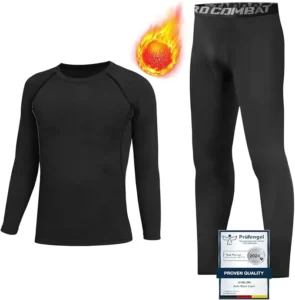 Kids Base Layer Football Skins Long Sleeve Top And Tights Skins For Boys Set Kid