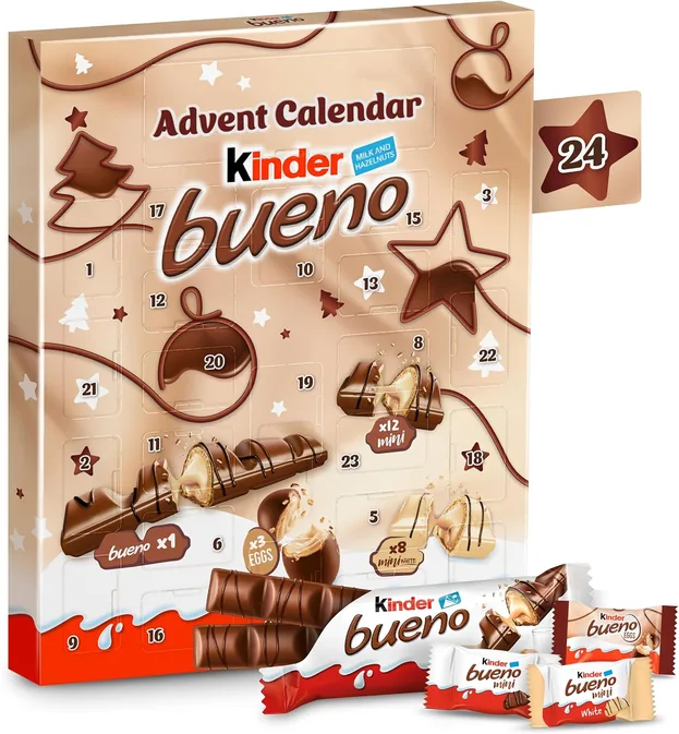 Kinder Bueno Christmas Advent Calendar 2026 181g