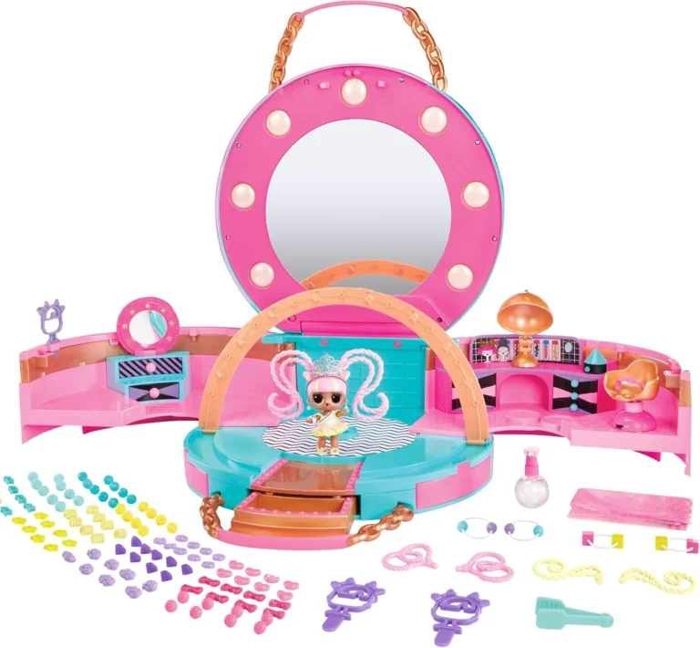 L O L Surprise Hair Beads Salon Playset Comes With 1 Doll And 100 Beads Also Inc