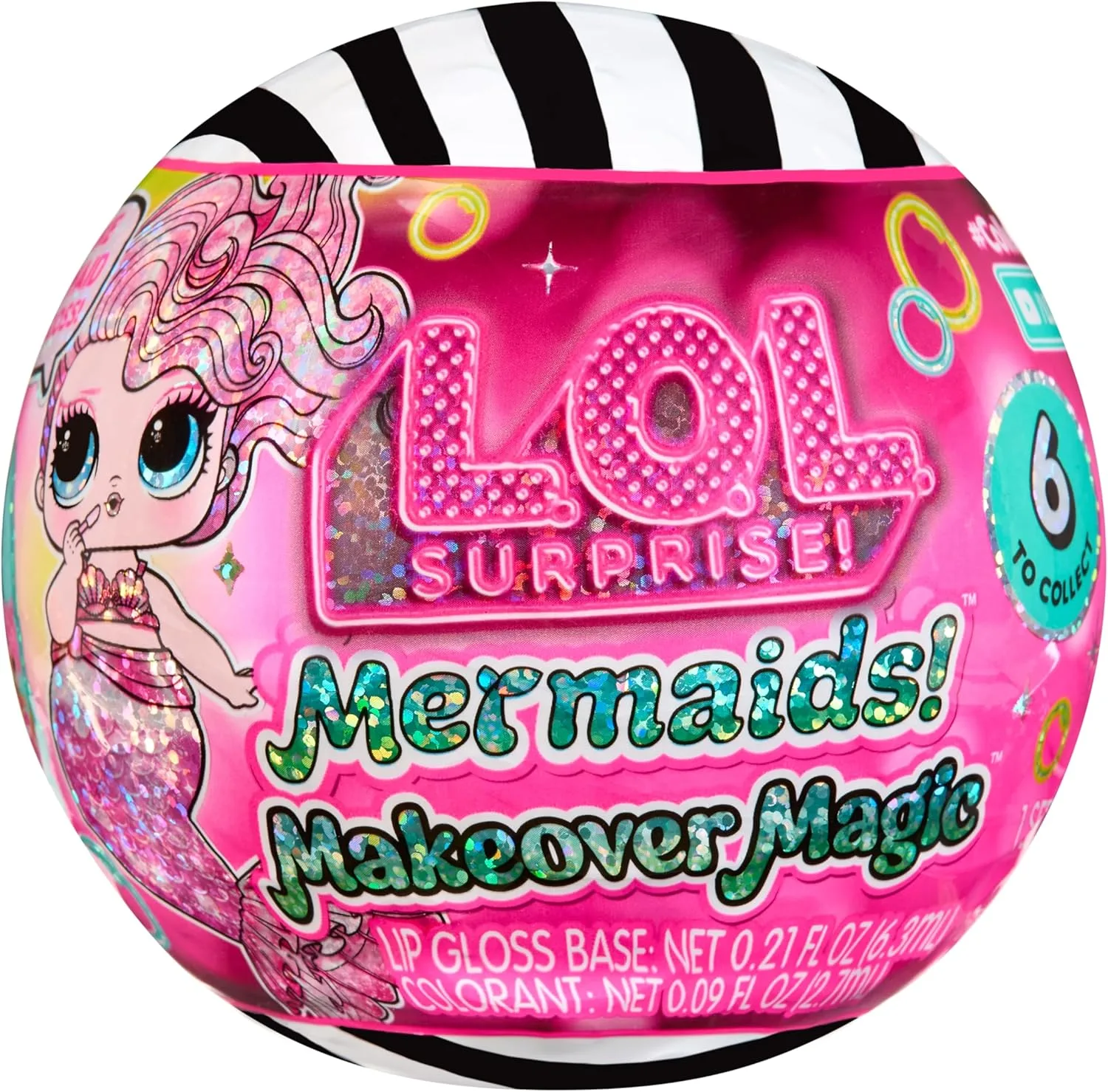 L O L Surprise Mermaids Makeover Magic Tots Diy Wearable Lip Gloss For You And Y