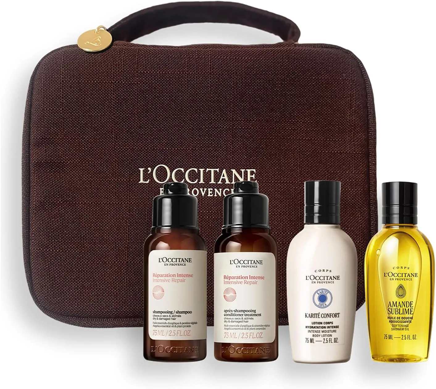 L Occitane Body Care And Hair Care Travel Collection Giftset
