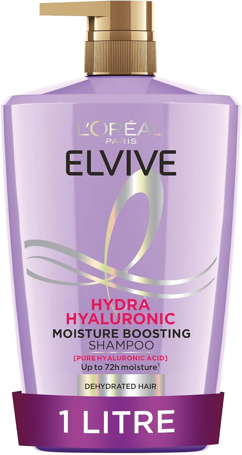 L Oreal Paris Elvive Shampoo Hydra Hyaluronic For Dehydrated Hair 1l