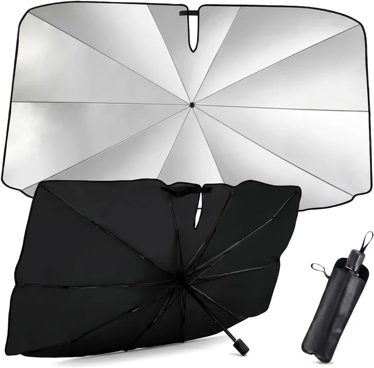 Large Car Windshield Sun Shade Umbrella UV And Heat Protection For Cars Trucks S