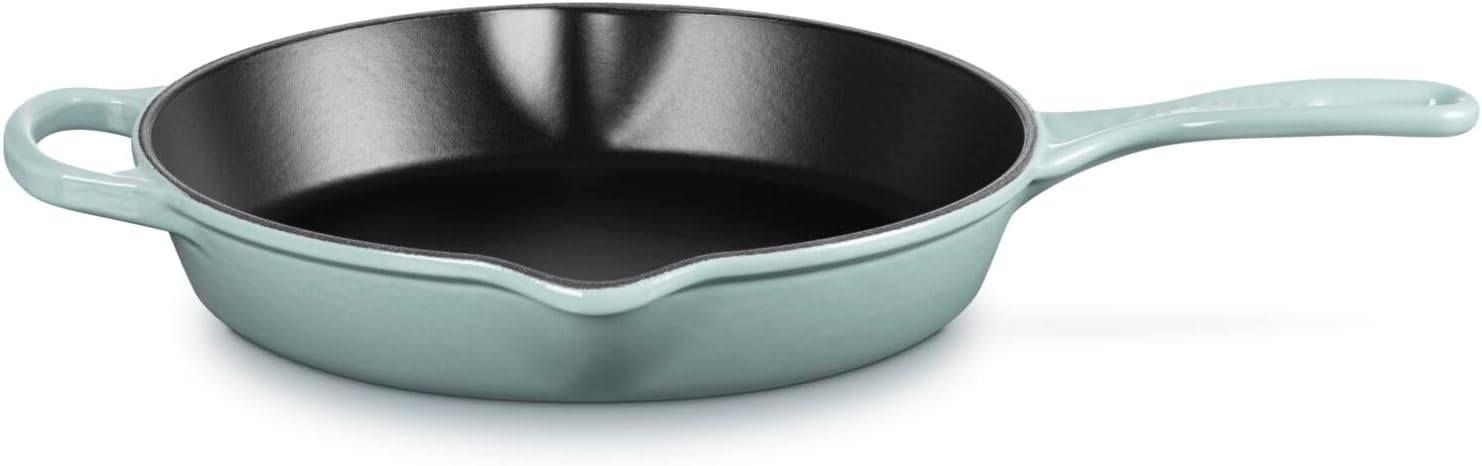 Le Creuset Signature Enamelled Cast Iron Deep Skillet With Helper Handle And Two